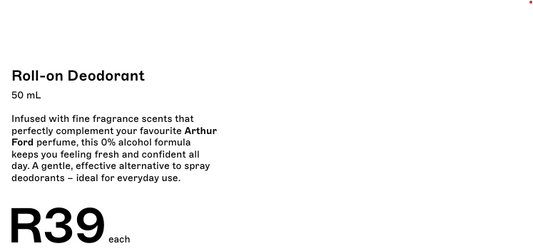 Arthur Ford Superior Roll-on Deodorant - 50mL