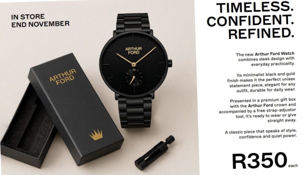 Arthur Ford Watch - Timeless, Confident, Refined